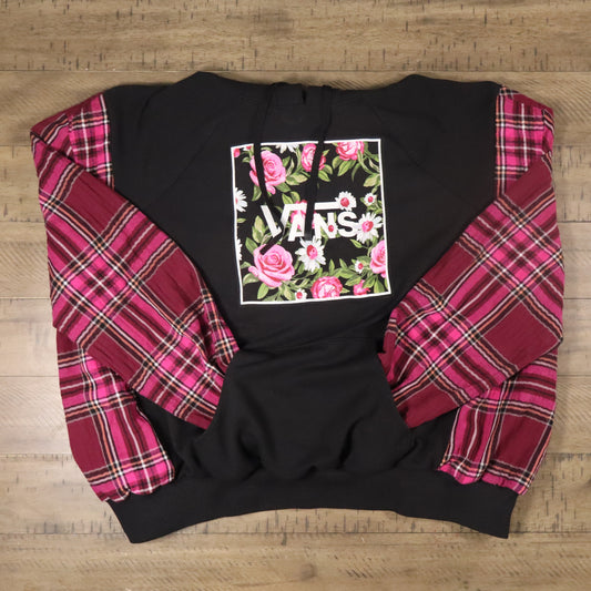 Reworked Hoodie - Vans Floral