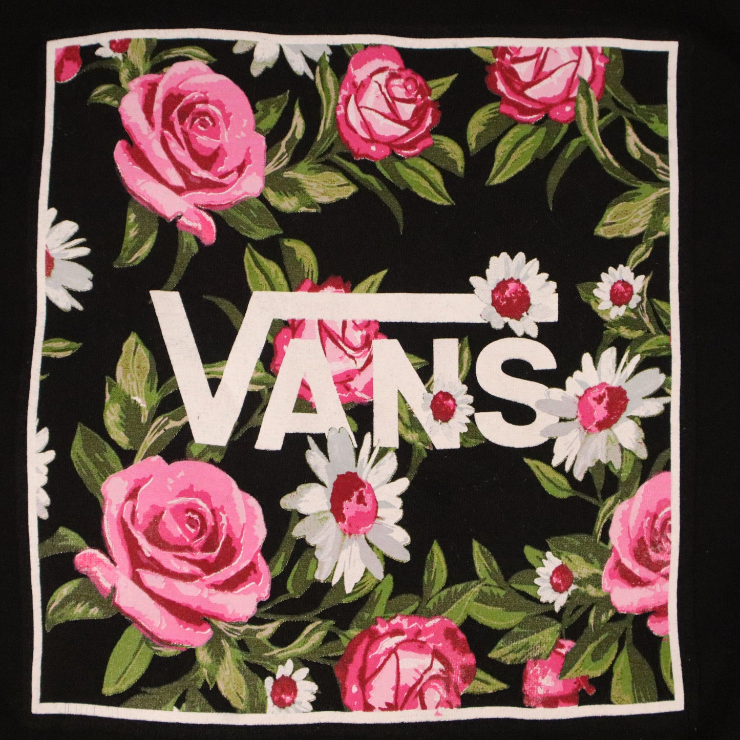 Reworked Hoodie - Vans Floral