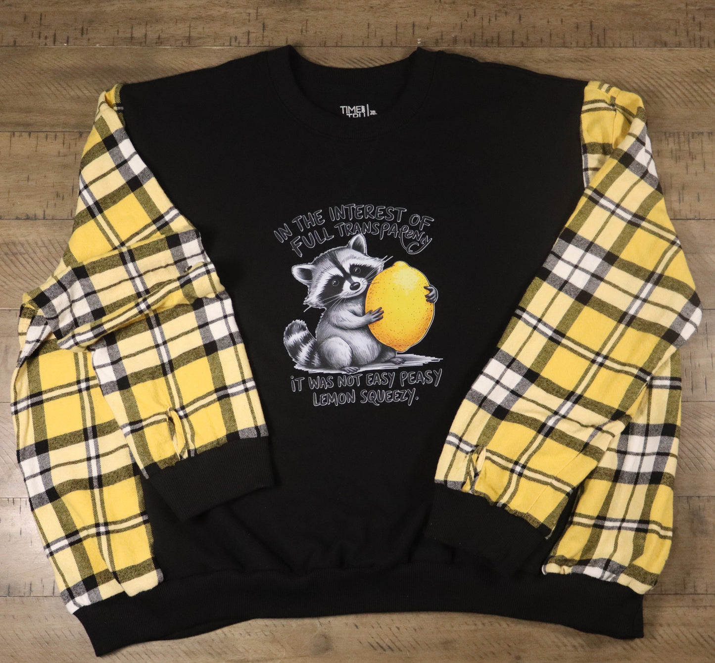 Reworked Sweatshirt - Racoon - In Full Transparency